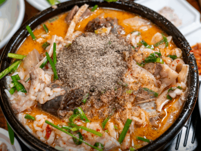 런닝맨 여의도 순대국집 찹쌀순대 식당 위치 예약 연락처