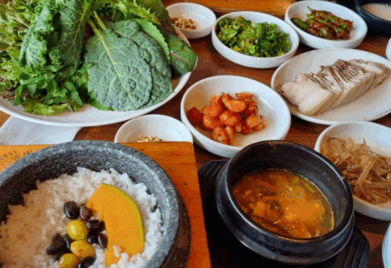 핸썸즈 쌈밥집 평창동 쌈밥정식 예약 주문 택배 위치 확인하기